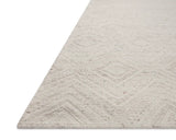 Loloi Raven Rav-04 Ivory/Pebble Rug - rug corner