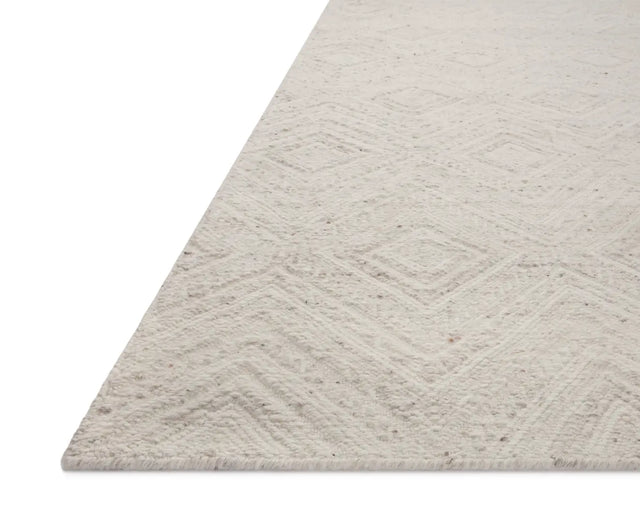Loloi Raven Rav-04 Ivory/Pebble Rug - rug corner