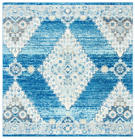 Safavieh Madison 6'-7" x 6'-7" Rug in Navy / Creme