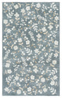 Safavieh Martha Stewart Washable 3'-0" x 5'-0" Rug in Dark Grey / Beige