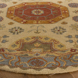 Safavieh Heritage 6'-0" x 6'-0" Rug in Beige / Multi
