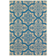 Oriental Weavers Sphinx Cayman 2541M Sand / Blue Rugs - main flat