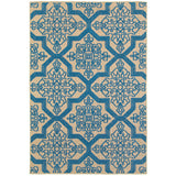 Oriental Weavers Sphinx Cayman 2541M Sand / Blue Rugs - main flat