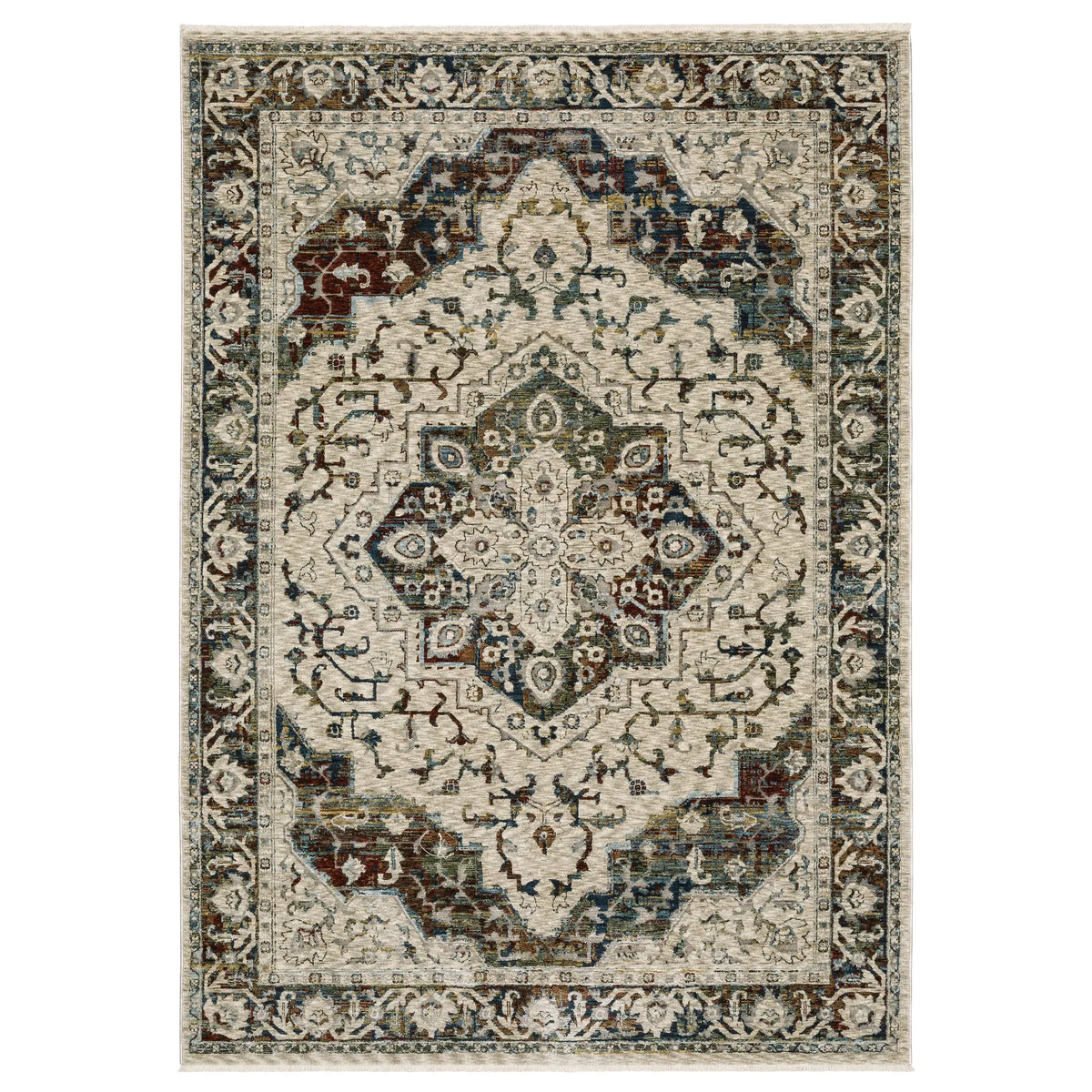 Oriental Weavers Sphinx Capella CAP12 Multi Rugs - main flat