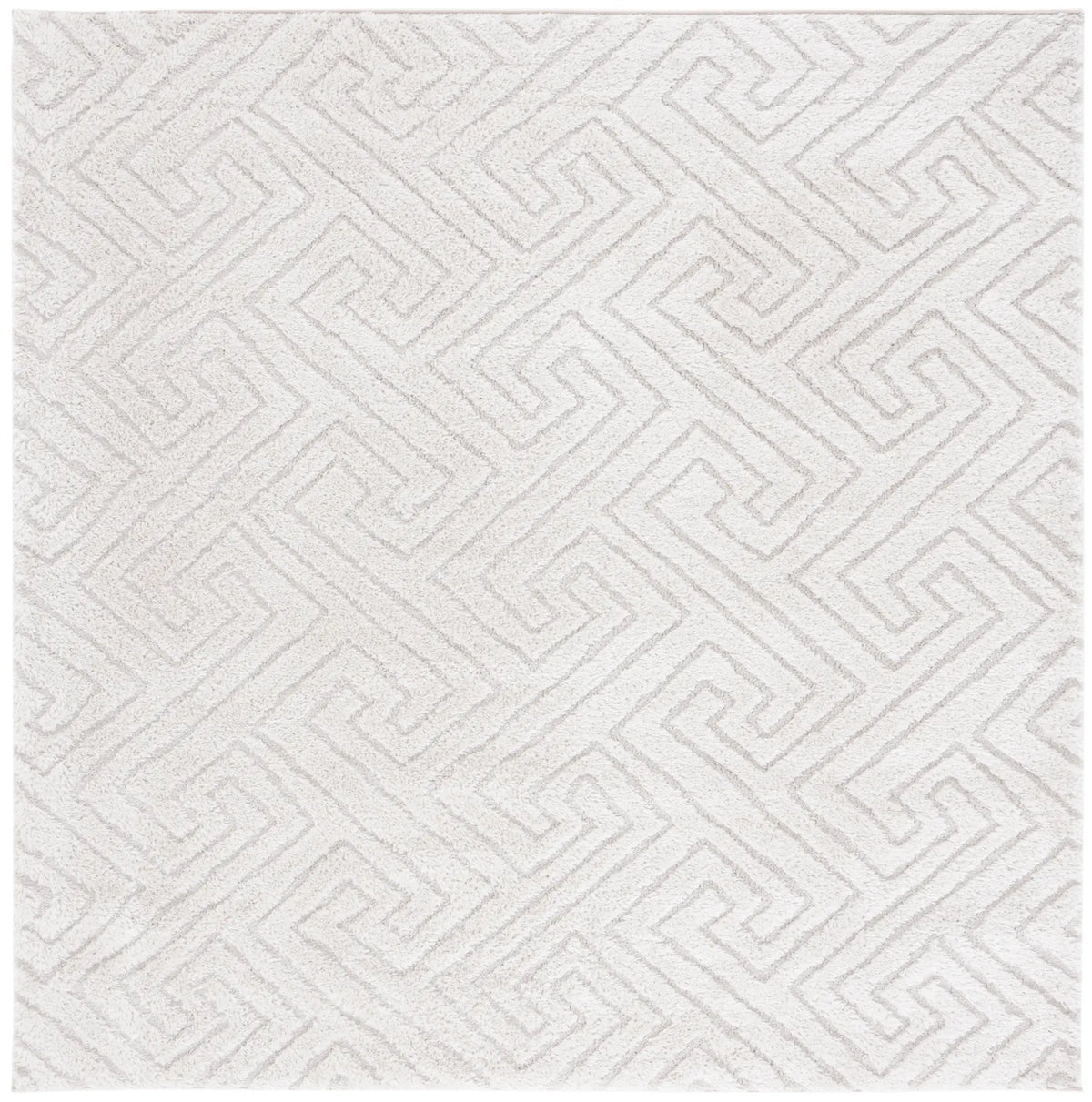 Safavieh Tahoe Shag 6'-7" x 6'-7" Rug in Ivory