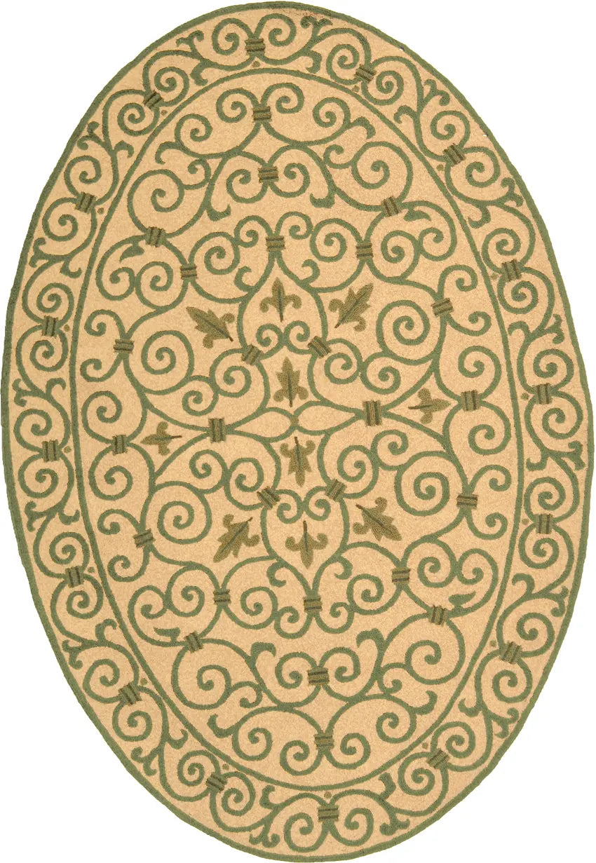 Safavieh Chelsea 4'-6" x 6'-6" Rug in Yellow / Light Green