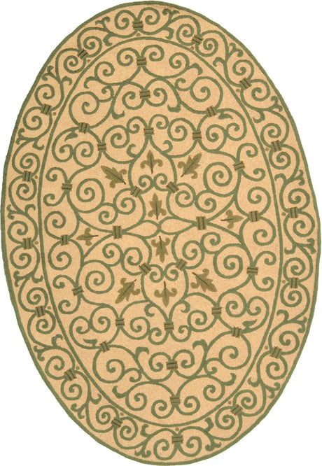 Safavieh Chelsea 4'-6" x 6'-6" Rug in Yellow / Light Green