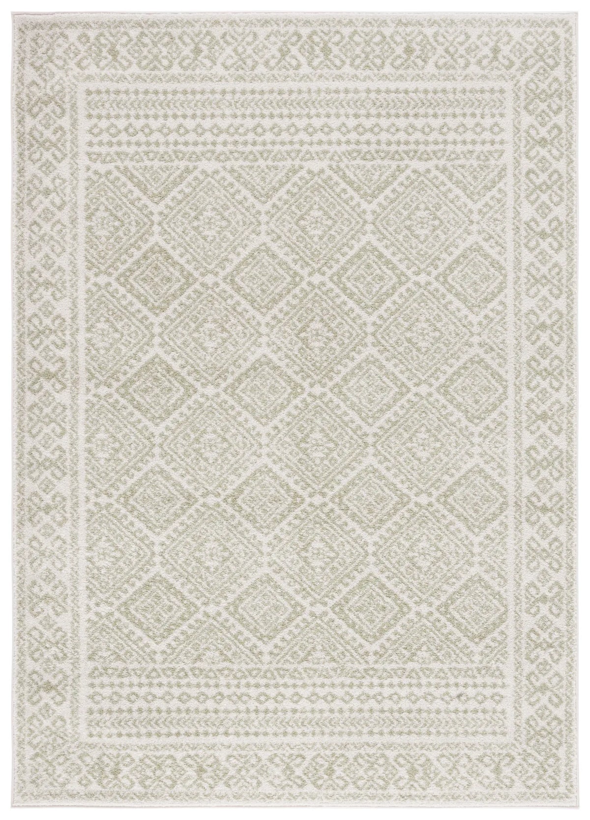 Safavieh Tulum 4'-0" x 6'-0" Rug in Ivory / Sage