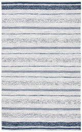Safavieh Striped Kilim 4'-0" x 6'-0" Rug in Ivory / Navy