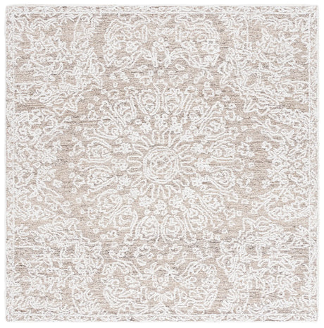 Safavieh Ebony 6'-0" x 6'-0" Rug in Ivory / Brown