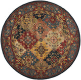 Safavieh Heritage 6'-0" x 6'-0" Rug in Red / Multi