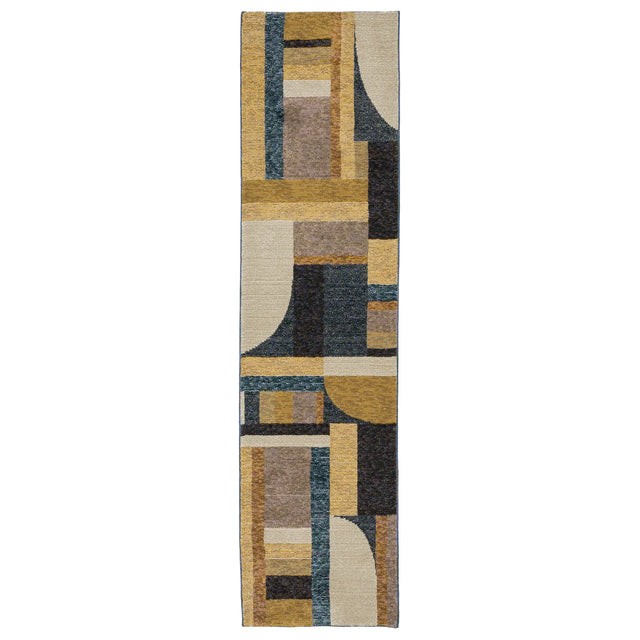 Oriental Weavers Sphinx Strada Str01 Gold/ Blue Rugs - runner