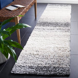 Safavieh Berber Shag 2'-2" x 9'-0" Rug in Grey / Charcoal