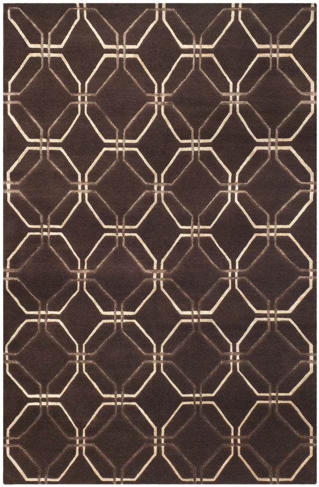 Safavieh Tibetan 6'-0" x 9'-0" Rug in Brown