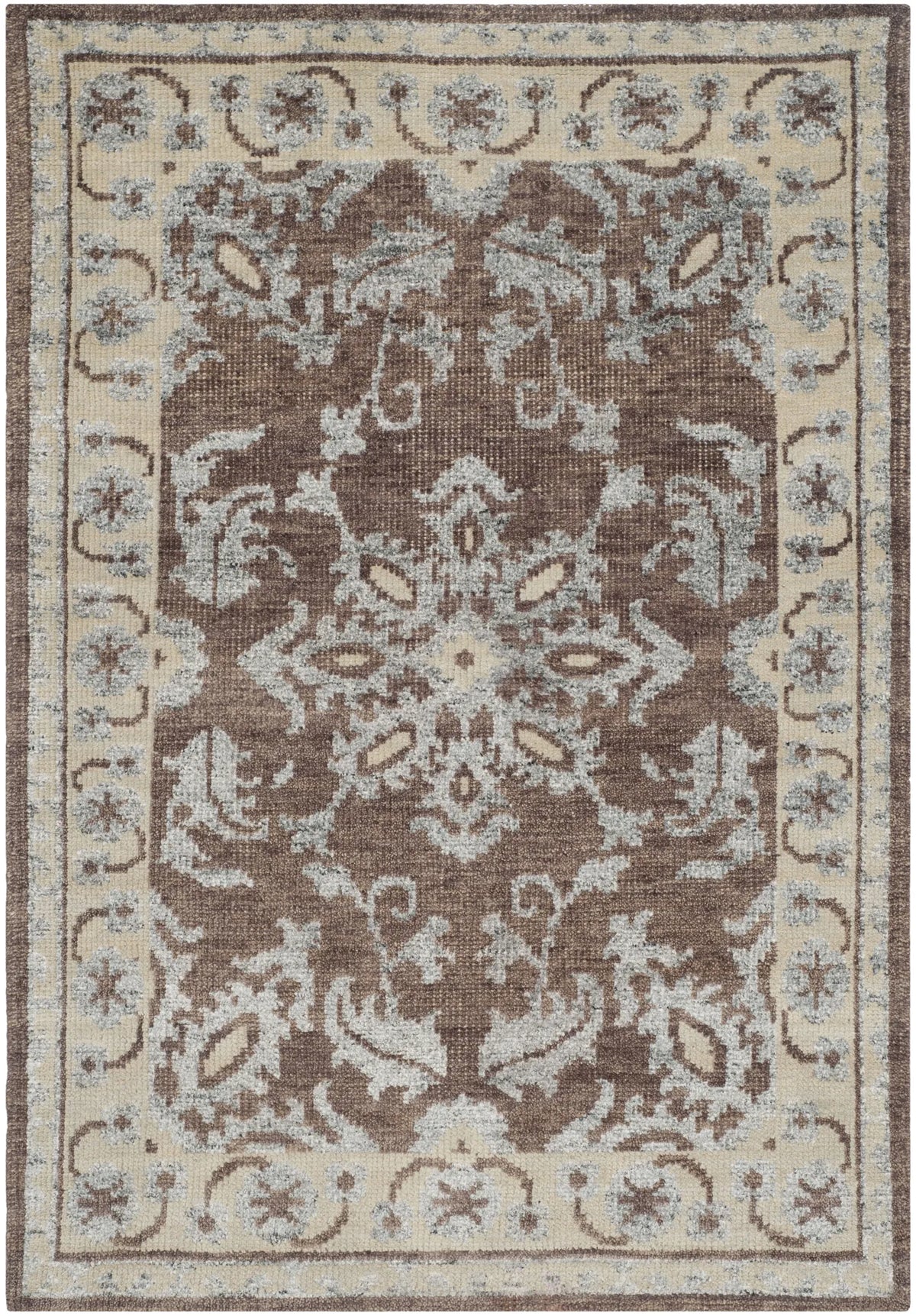 Safavieh Stone Wash 4'-0" x 6'-0" Rug in Charcoal