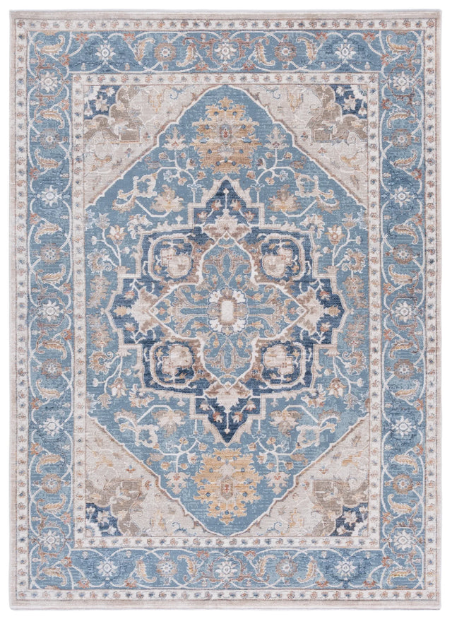 Safavieh Ellwood 4'-0" x 6'-0" Rug in Navy / Beige
