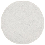 Safavieh Micro-Loop 5'-0" x 5'-0" Rug in Silver / Grey