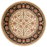 Safavieh Lyndhurst 5'-3" x 5'-3" Rug in Ivory / Black