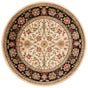 Safavieh Lyndhurst 5'-3" x 5'-3" Rug in Ivory / Black