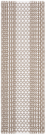 Safavieh Montauk 2'-3" x 7'-0" Rug in Taupe / Ivory