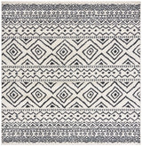 Safavieh Tulum 6'-7" x 6'-7" Rug in Ivory / Black