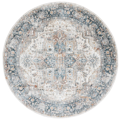Safavieh Dream 6'-7" x 6'-7" Rug in Ivory / Light Blue