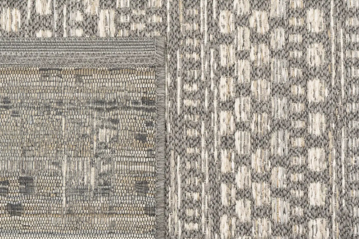 Dynamic Rugs Brighton 8570 Light Grey Rugs - Corner