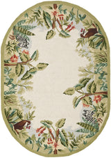 Safavieh Chelsea 4'-6" x 6'-6" Rug in Beige / Green