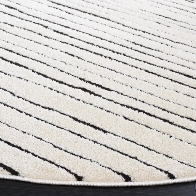 Safavieh Melody 5'-3" x 5'-3" Rug in Ivory / Black
