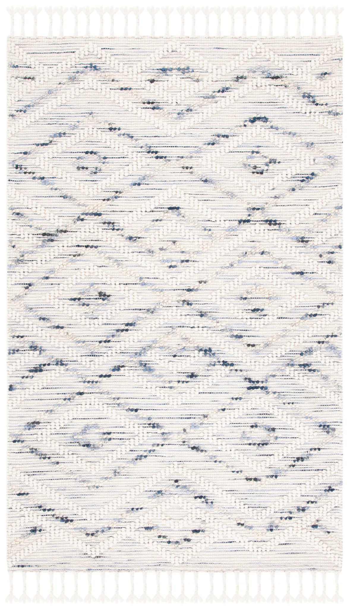Safavieh Natura 4'-0" x 6'-0" Rug in Ivory / Blue