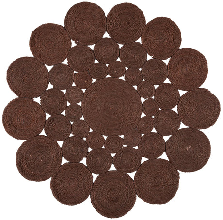 Safavieh Natural Fiber 5'-0" x 5'-0" Rug in Brown