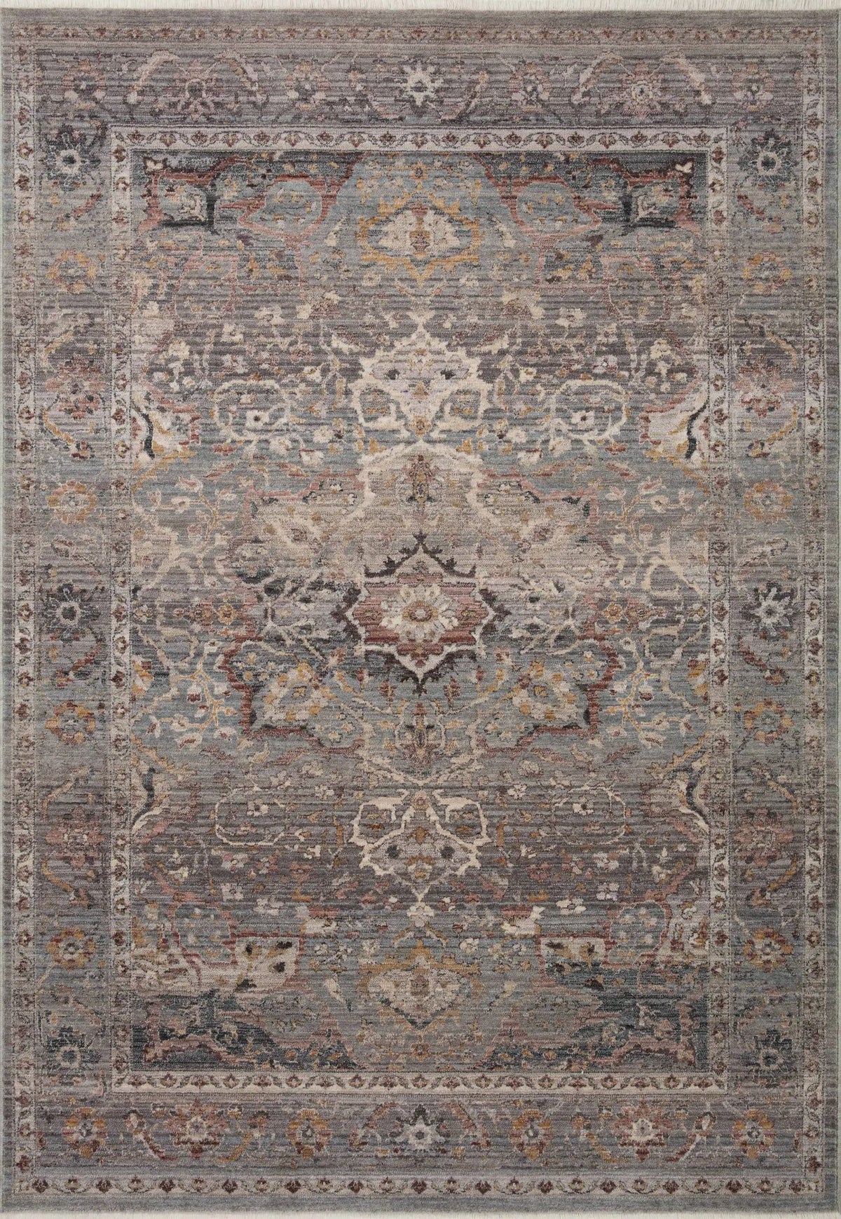 Loloi Lyra Lyr-03 Sky/Multi Rug - main flat