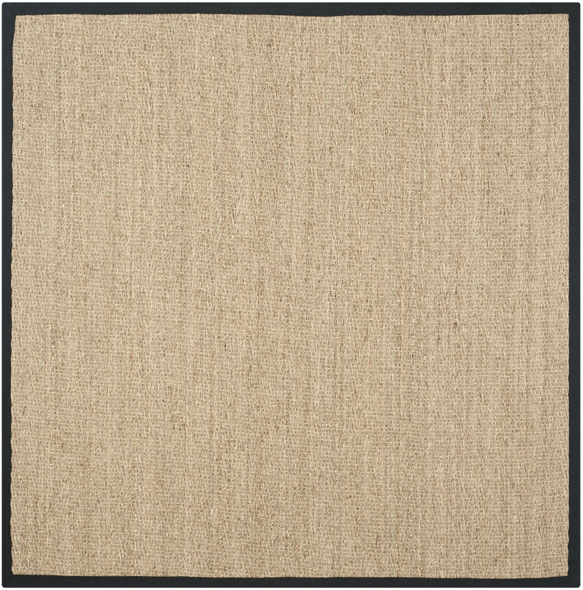 Safavieh Natural Fiber 6'-0" x 6'-0" Rug in Natural / Black