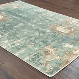 Oriental Weavers Sphinx Formations 70005 Blue / Grey Rugs - angle detail