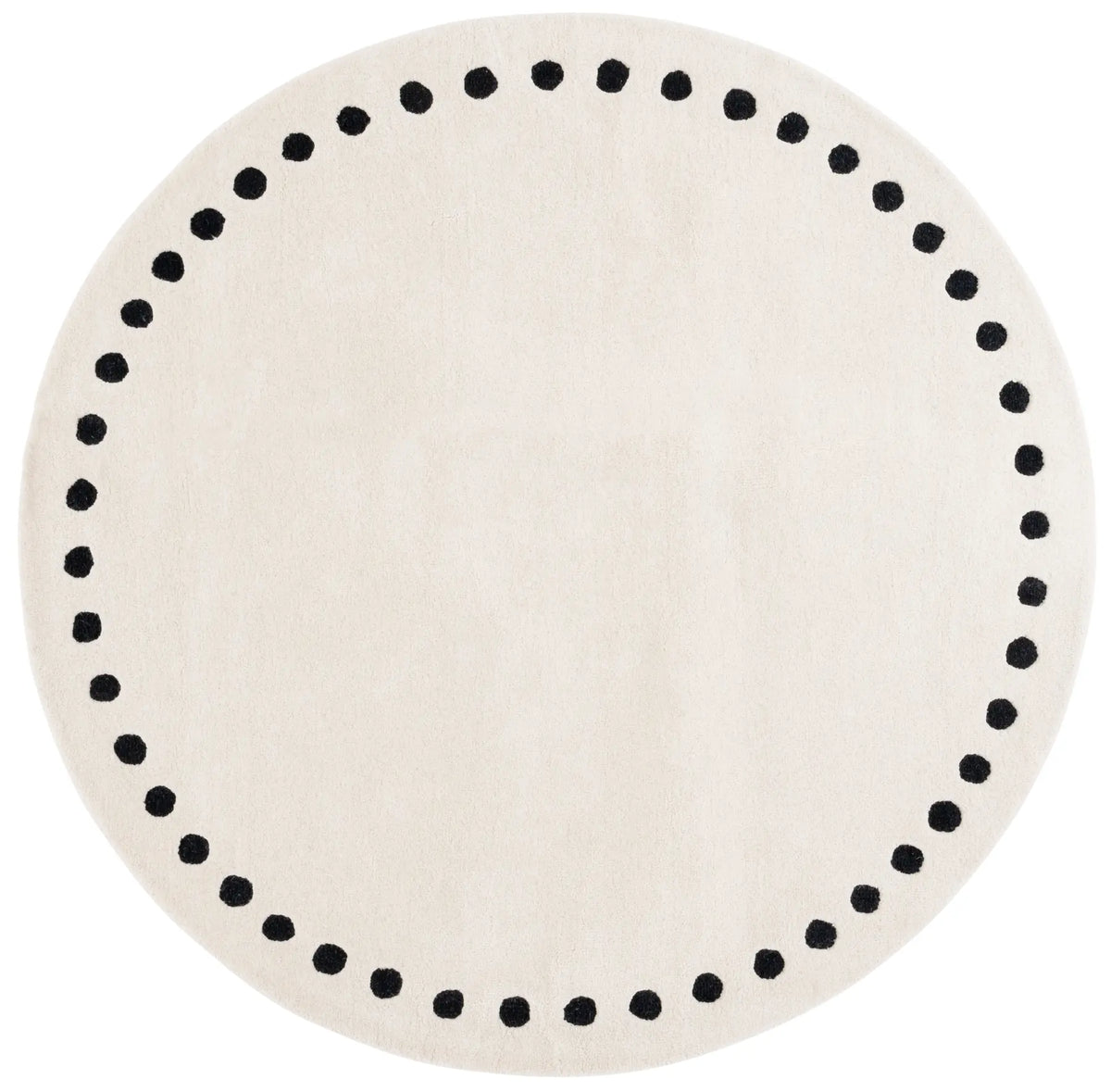 Safavieh Metro 6'-0" x 6'-0" Rug in Ivory / Black