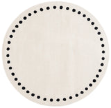 Safavieh Metro 6'-0" x 6'-0" Rug in Ivory / Black