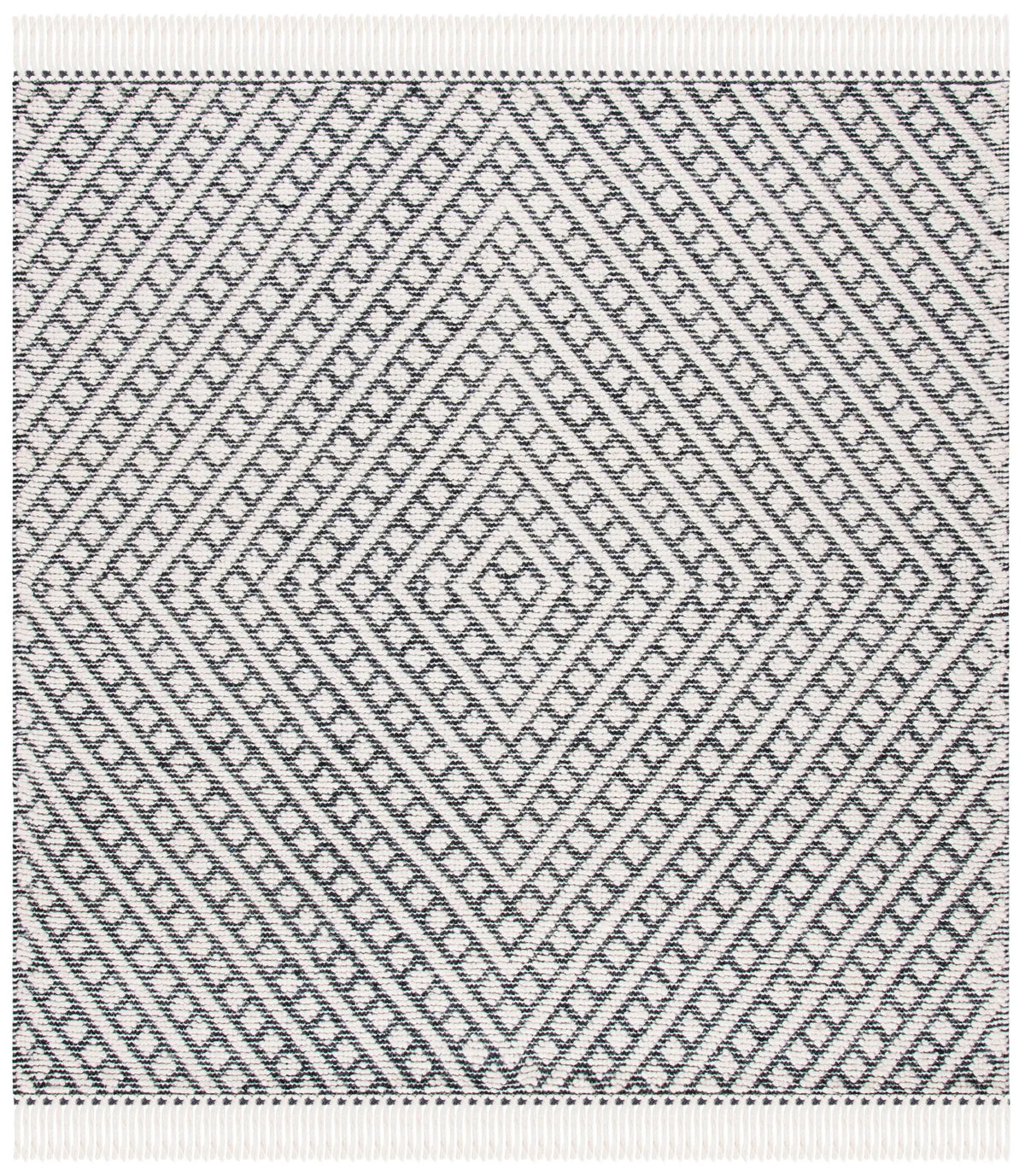 Safavieh Natura 6'-0" x 6'-0" Rug in Ivory / Black