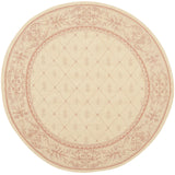 Safavieh Courtyard 5'-3" x 5'-3" Rug in Natural / Terra