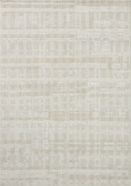 Loloi Roxie ROX-05 Contemporary Power Loomed Ivory, Natural Rug - main flat
