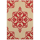 Oriental Weavers Sphinx Cayman 097R9 Sand / Red Rugs - main flat