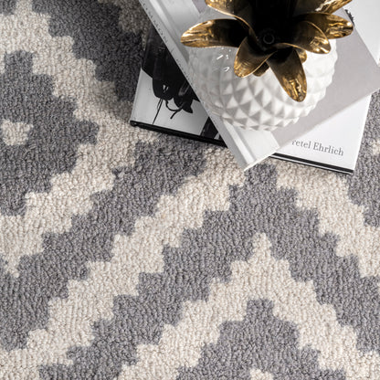 Nuloom Kellee Mtvs174B Gray Area Rug