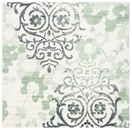 Safavieh Adirondack 6'-7" x 6'-7" Rug in Ivory / Green