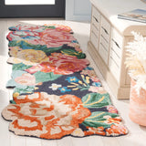 Safavieh Jardin 2'-3" x 8'-0" Rug in Navy / Pink