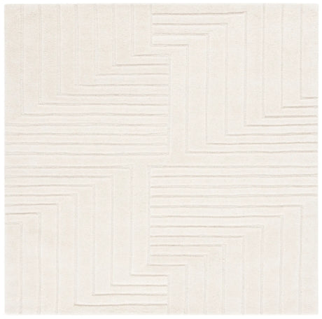 Safavieh Ebony 6'-0" x 6'-0" Rug in Ivory