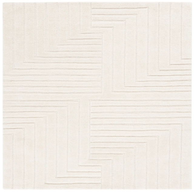 Safavieh Ebony 6'-0" x 6'-0" Rug in Ivory