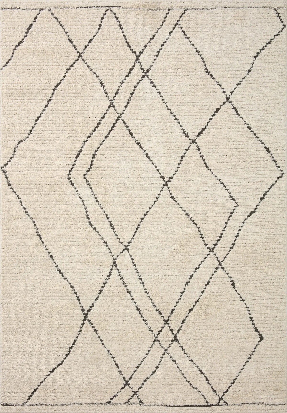 Loloi Fabian Fab-02 Ivory/Charcoal Rug - main flat
