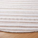 Safavieh Kilim 6'-0" x 6'-0" Rug in Ivory / Light Brown