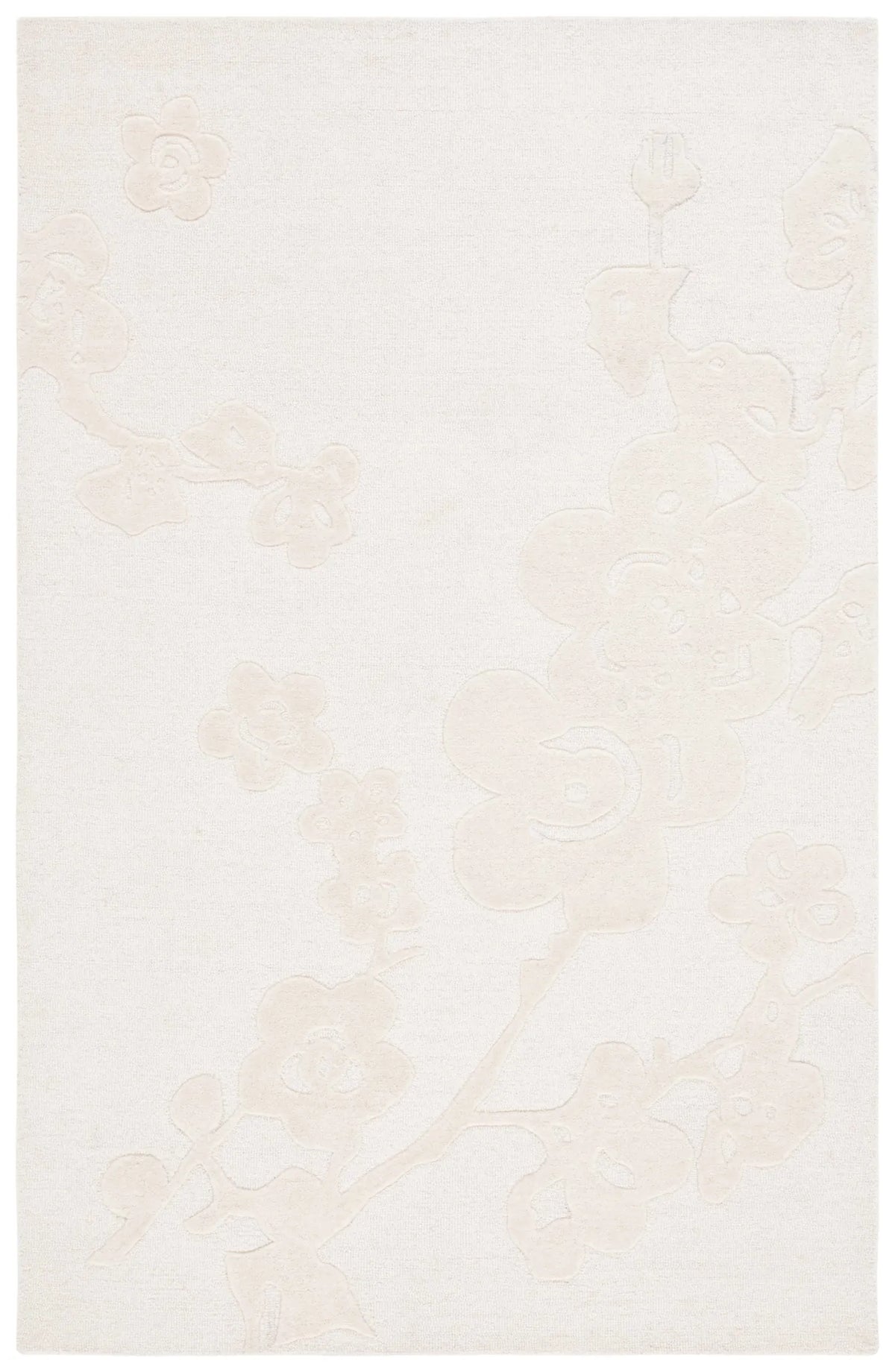 Safavieh Ebony 4'-0" x 6'-0" Rug in Ivory