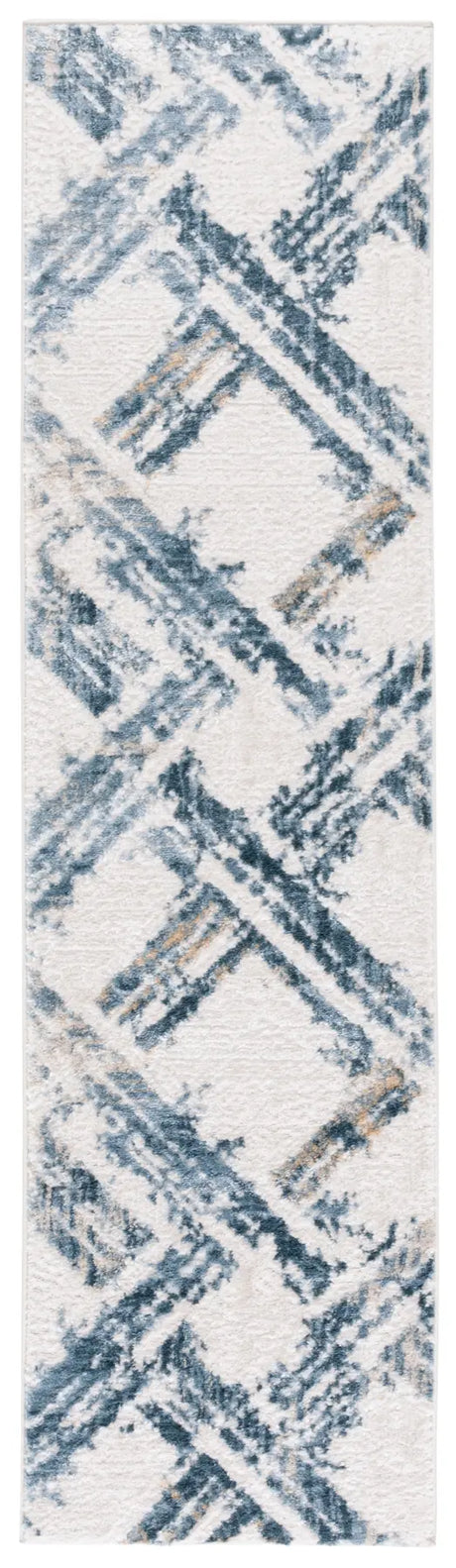 Safavieh Kingston 2'-2" x 8'-0" Rug in Blue / Ivory