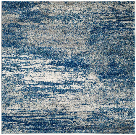 Safavieh Evoke 5'-3" x 5'-3" Rug in Navy / Ivory